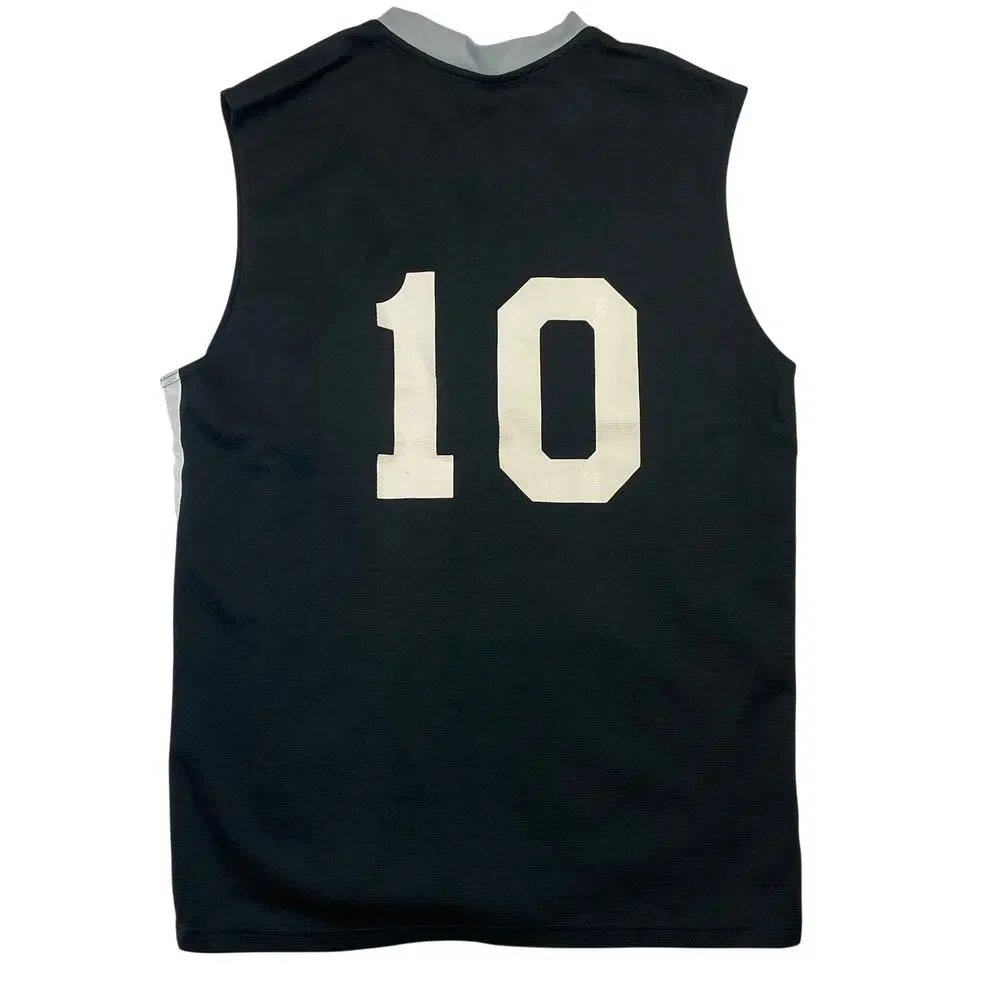 Vintage Black Nike Team Sports Basketball Jersey Embroidered #10 Large